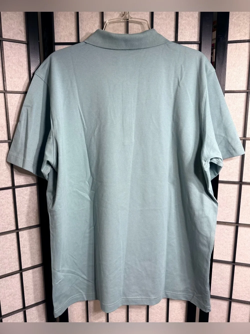 Columbia Men's Short Sleeve Polo Shirt Active Fit Sage Mint Green Size Large